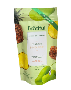 Freeze dried mango and pineaple